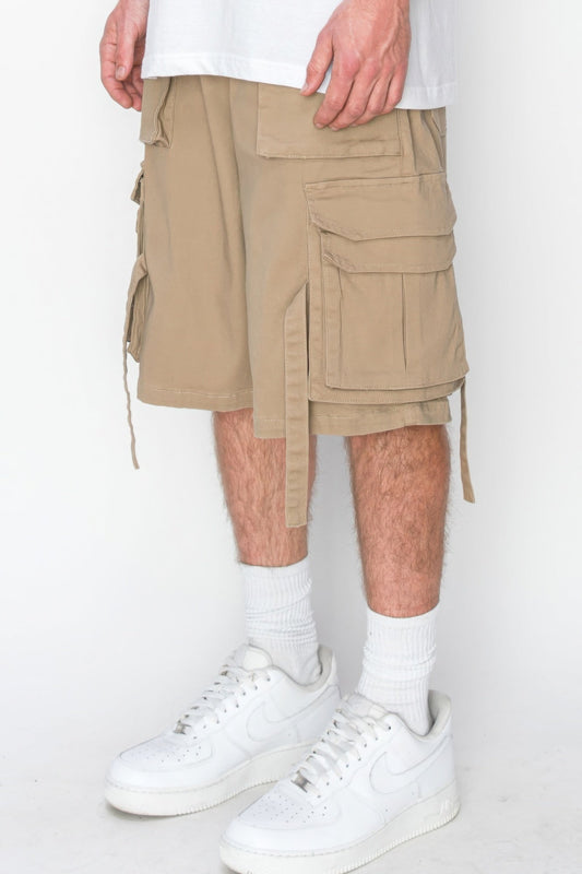Twill Tuility Jogger Shorts - ZumBuys