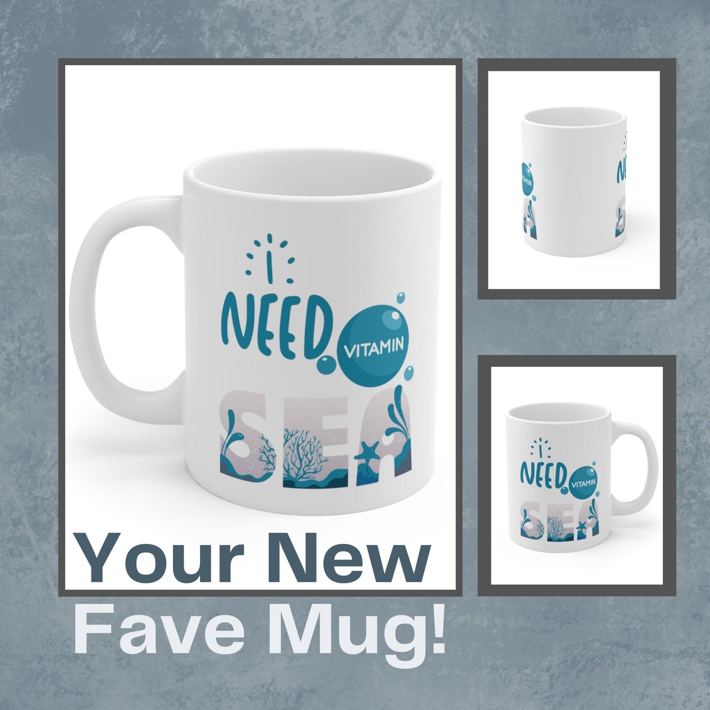 Vitamin Sea Mug 11oz - ZumBuys