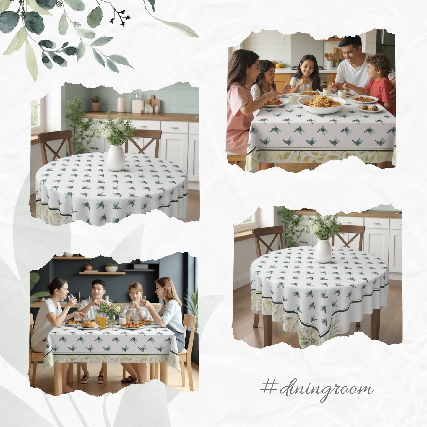 Wings of Peace Tablecloth - ZumBuys