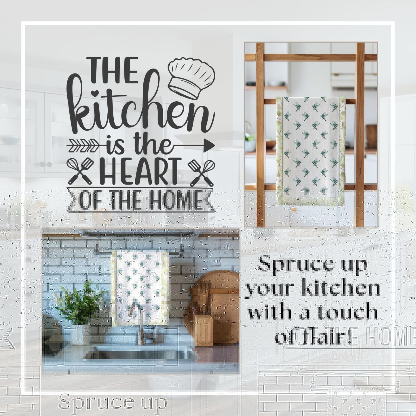 Wings of Peace Tea Towel (cotton, poly) - ZumBuys