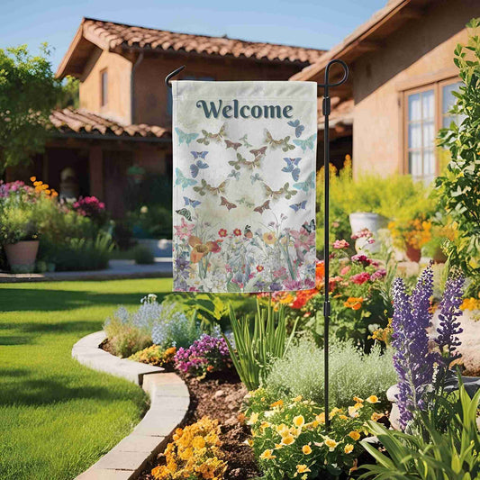 Wings of Welcome Garden & House Banner - ZumBuys
