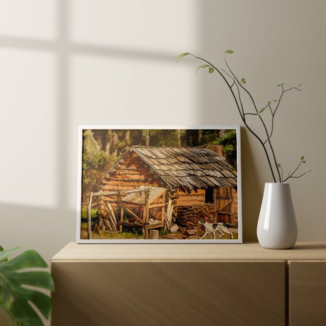 Woodland Shanty Framed Art - ZumBuys