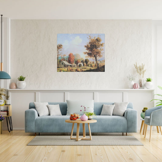 Autumn on the Farm Premium Canvas Gallery Wraps - ZumBuys