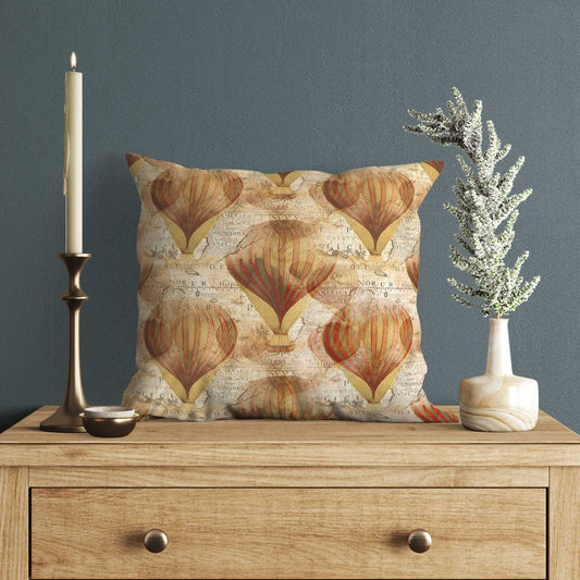 Classy Airship Charm Spun Polyester Square Pillow - ZumBuys