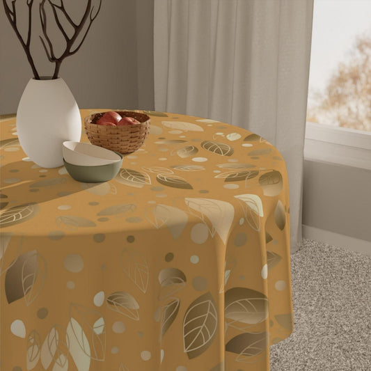 Copper Leaf Utopia Tablecloth - ZumBuys