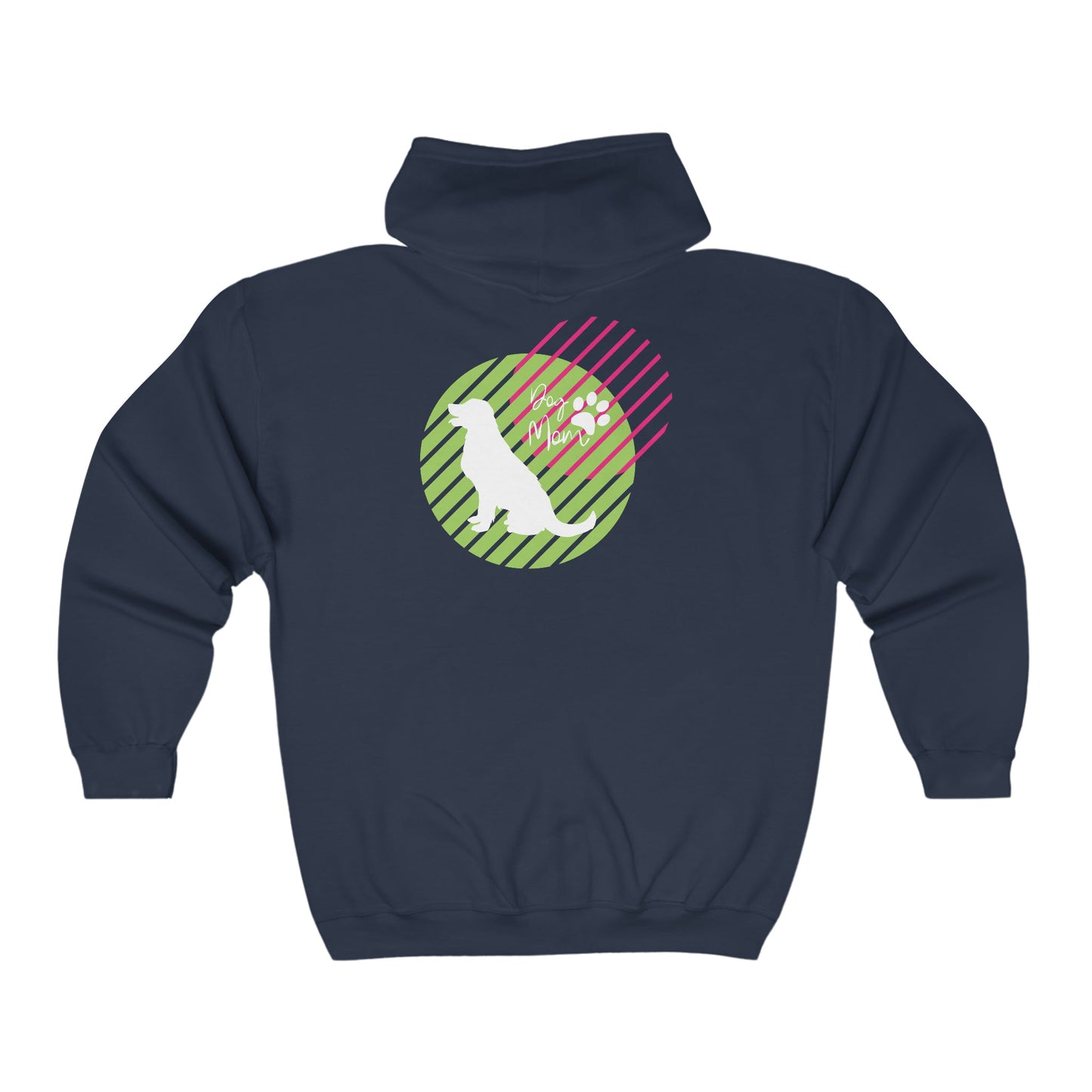 Dog Mom Women's Full Zip Hoodie - ZumBuys