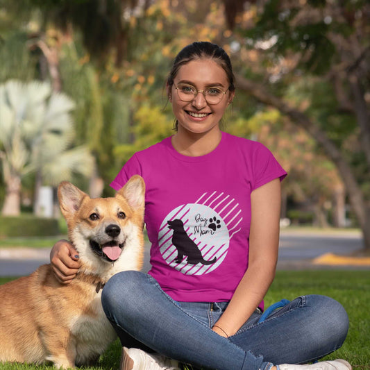 Dog Mom Women's Jersey Short Sleeve Tee - ZumBuys