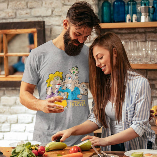 Forever Family Men's Jersey Short Sleeve Tee - ZumBuys