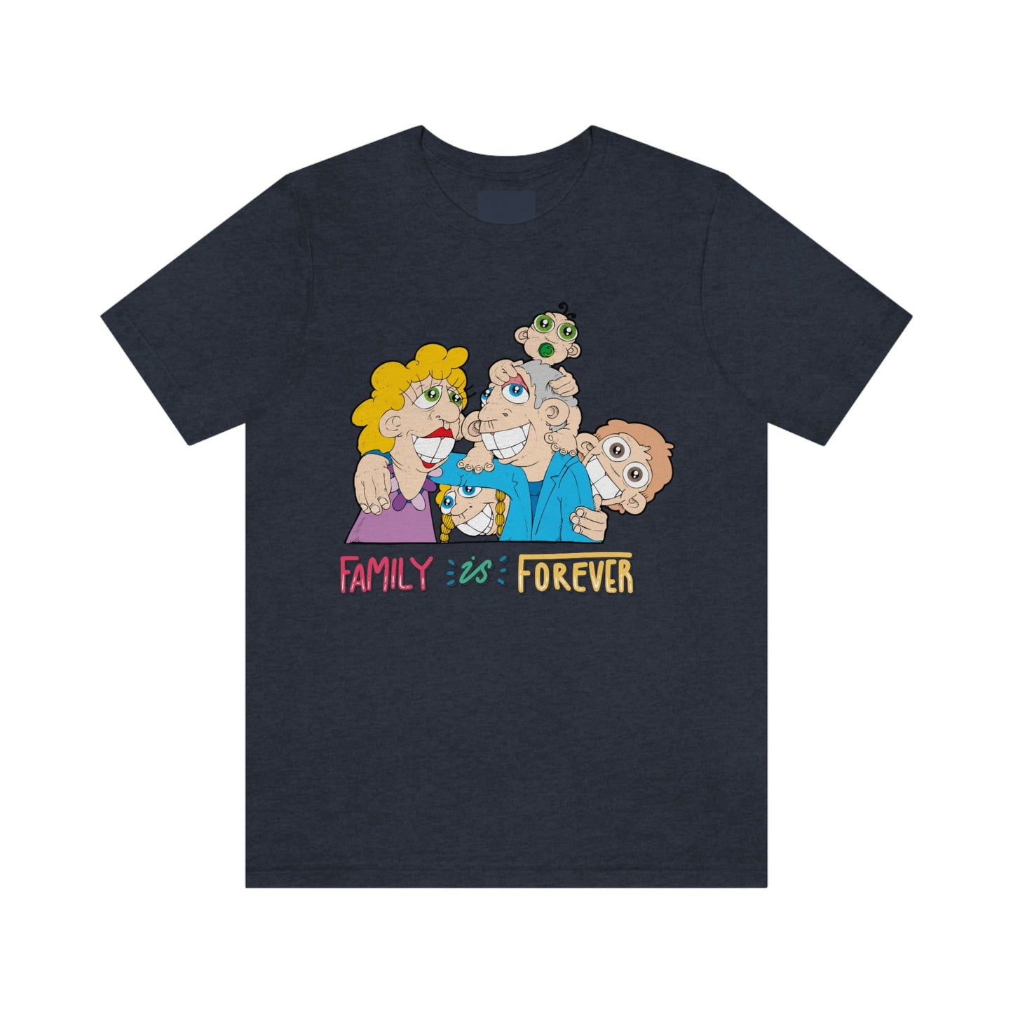 Forever Family Men's Jersey Short Sleeve Tee - ZumBuys