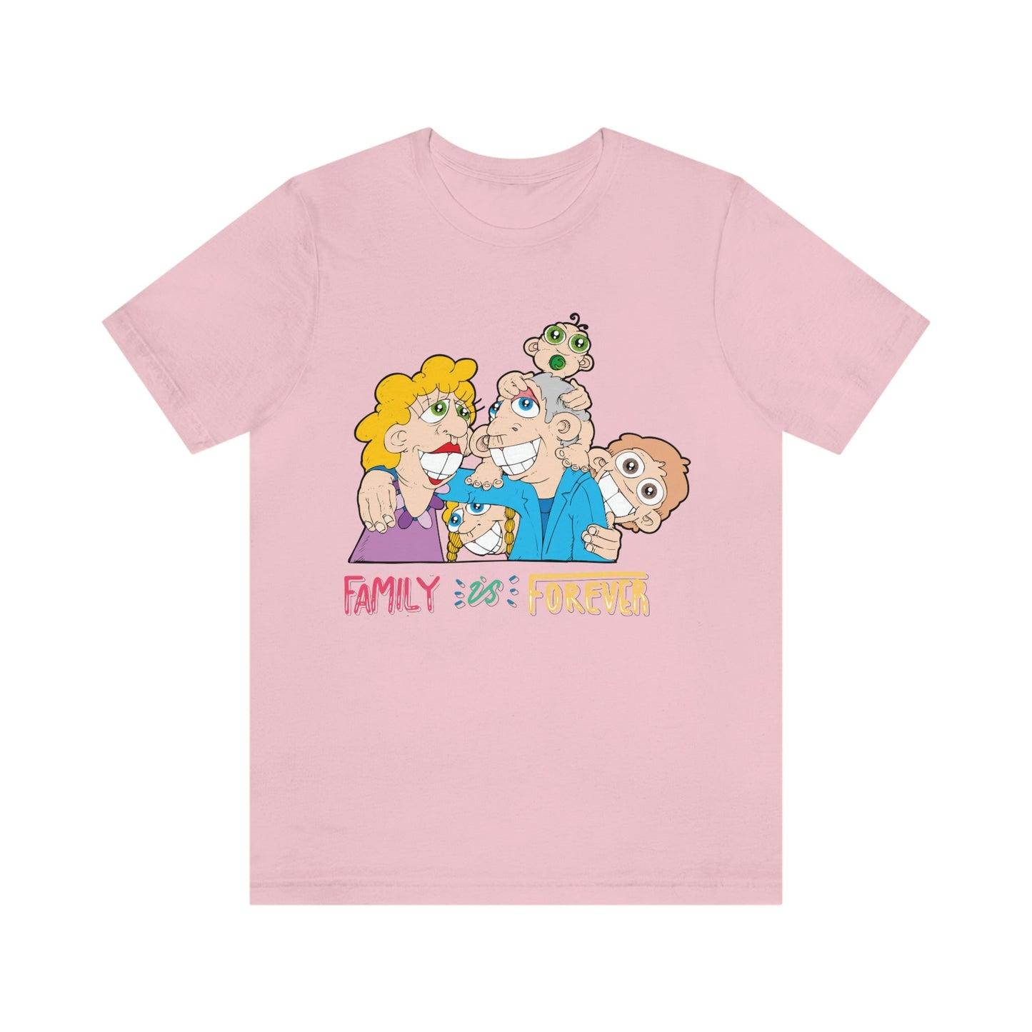 Forever Family Women's Jersey Short Sleeve Tee - ZumBuys