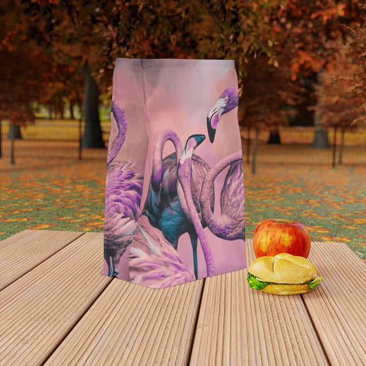 Glitzy Flamingo Lunch Bag - ZumBuys