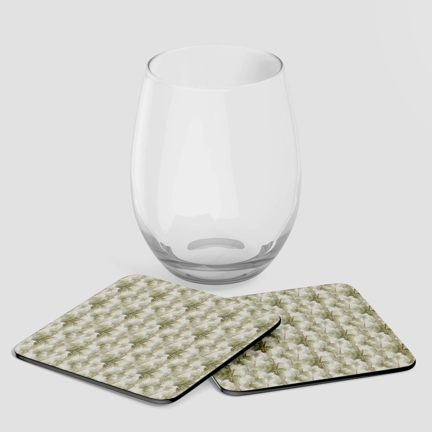 Green Vinery Corkwood Coaster Set - ZumBuys