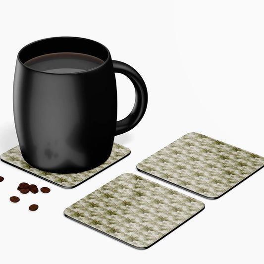 Green Vinery Corkwood Coaster Set - ZumBuys