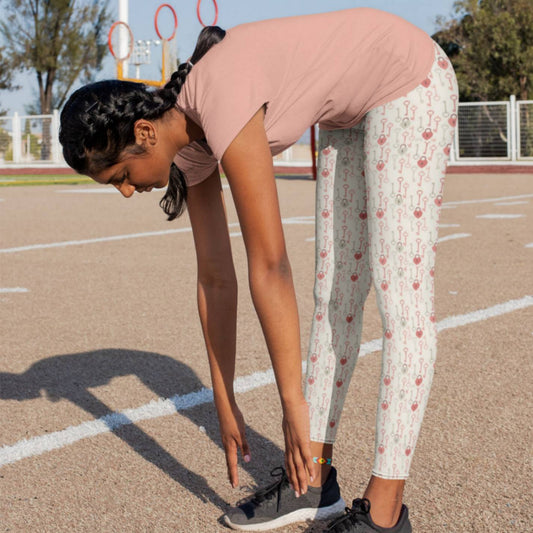 Heart Lock Youth Leggings - ZumBuys