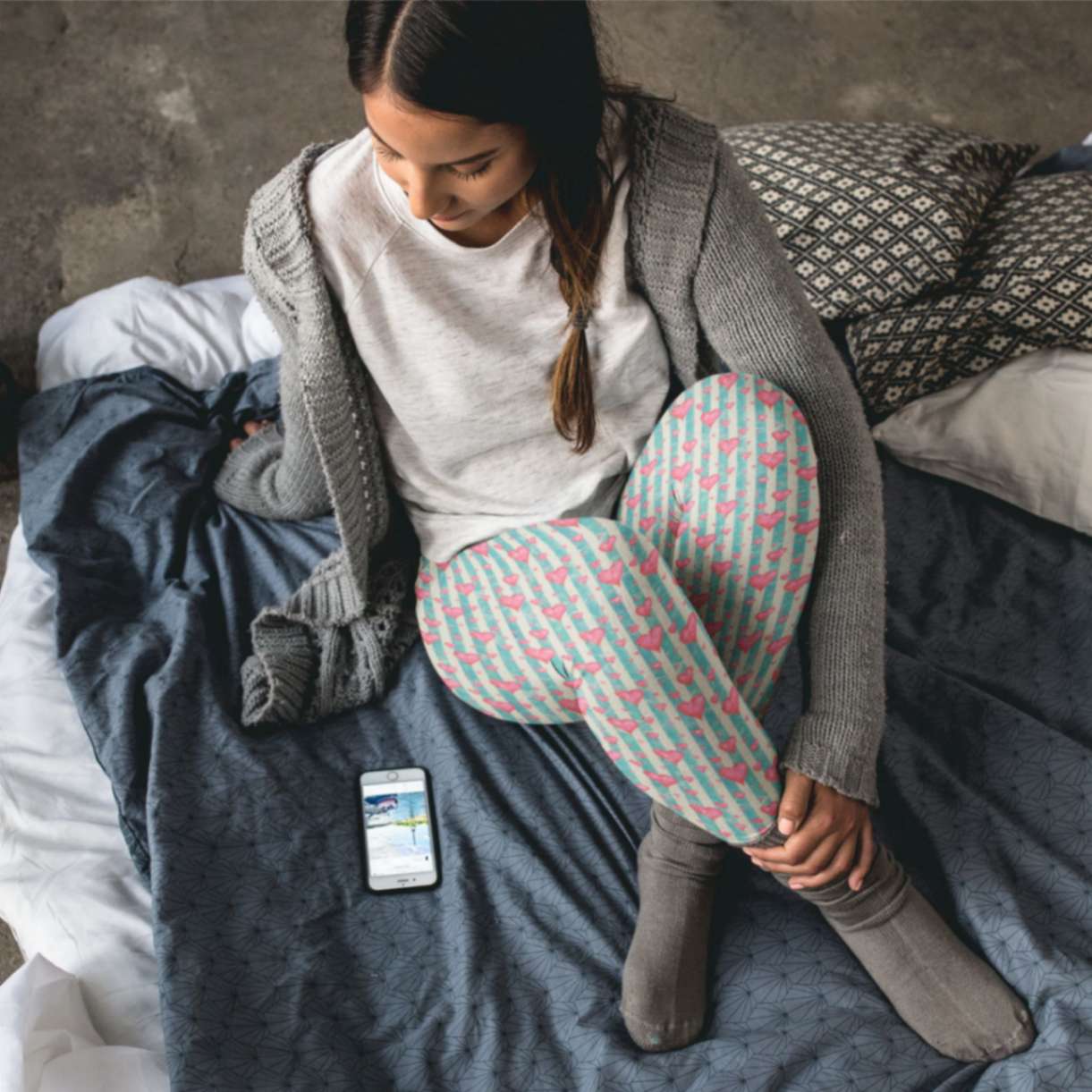 Hearts & Stripes Forever Youth Leggings - ZumBuys