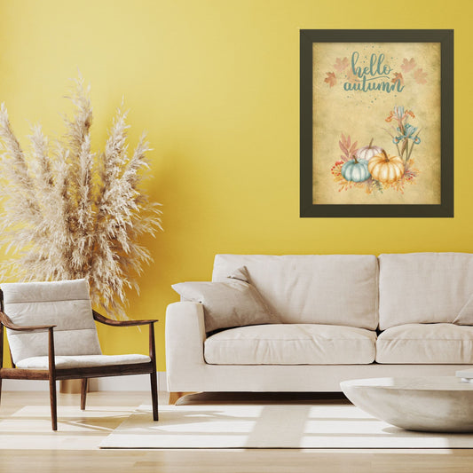 Hello Autumn Framed Artwork - ZumBuys