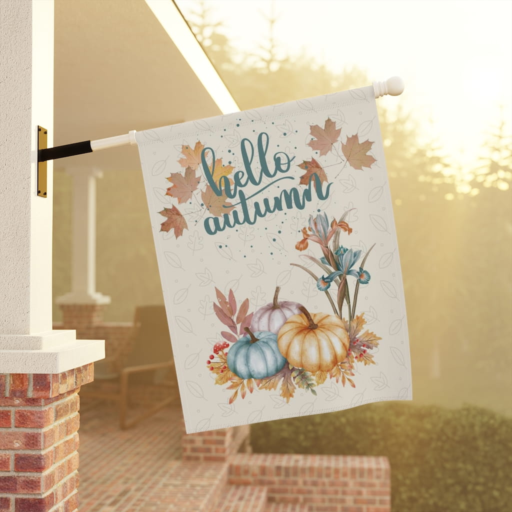 Hello Autumn Garden & House Banner - ZumBuys