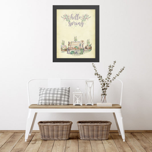 Hello Spring Framed Artwork - ZumBuys