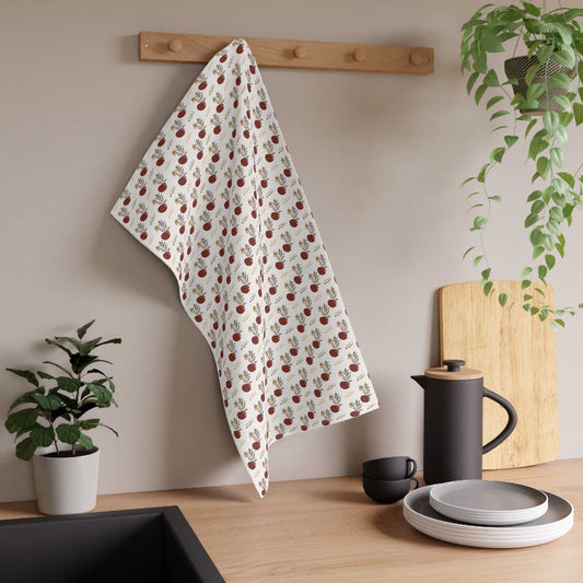 Infinite Red Boho Kitchen Towel - ZumBuys