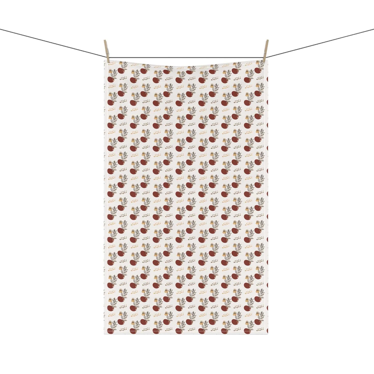 Infinite Red Boho Kitchen Towel - ZumBuys