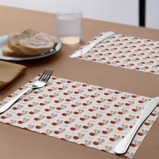 Infinite Red Boho Placemat - ZumBuys