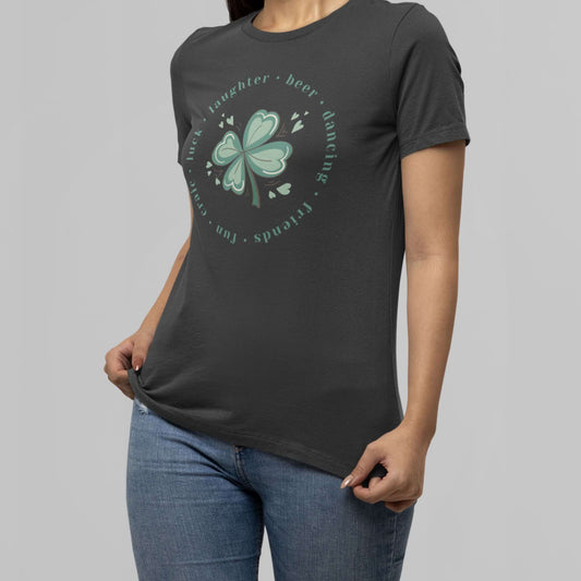 Irish Clover Women's Jersey Short Sleeve Tee - ZumBuys