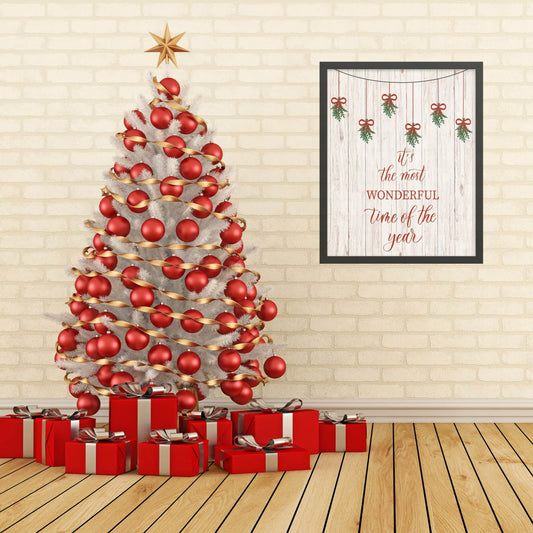 It's the Most Wonderful Time of the Year Framed Artwork - ZumBuys