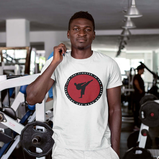 Karate Fighter Men's Performance T-Shirt - ZumBuys