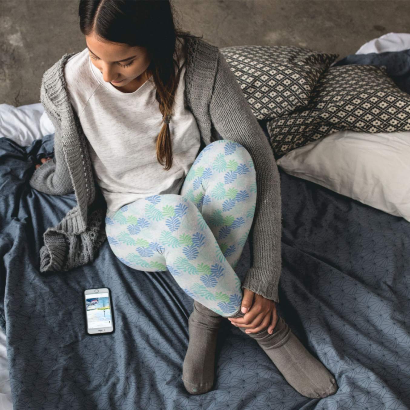 Leafy Glam Youth Leggings - ZumBuys