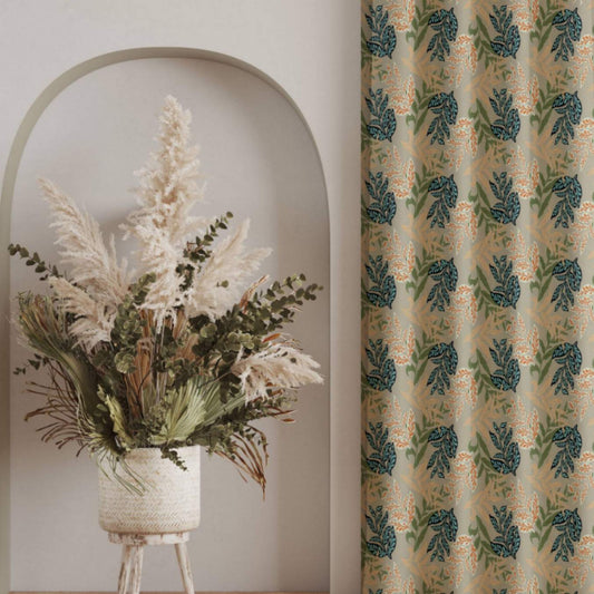 Leafy Relics Window Curtain - ZumBuys