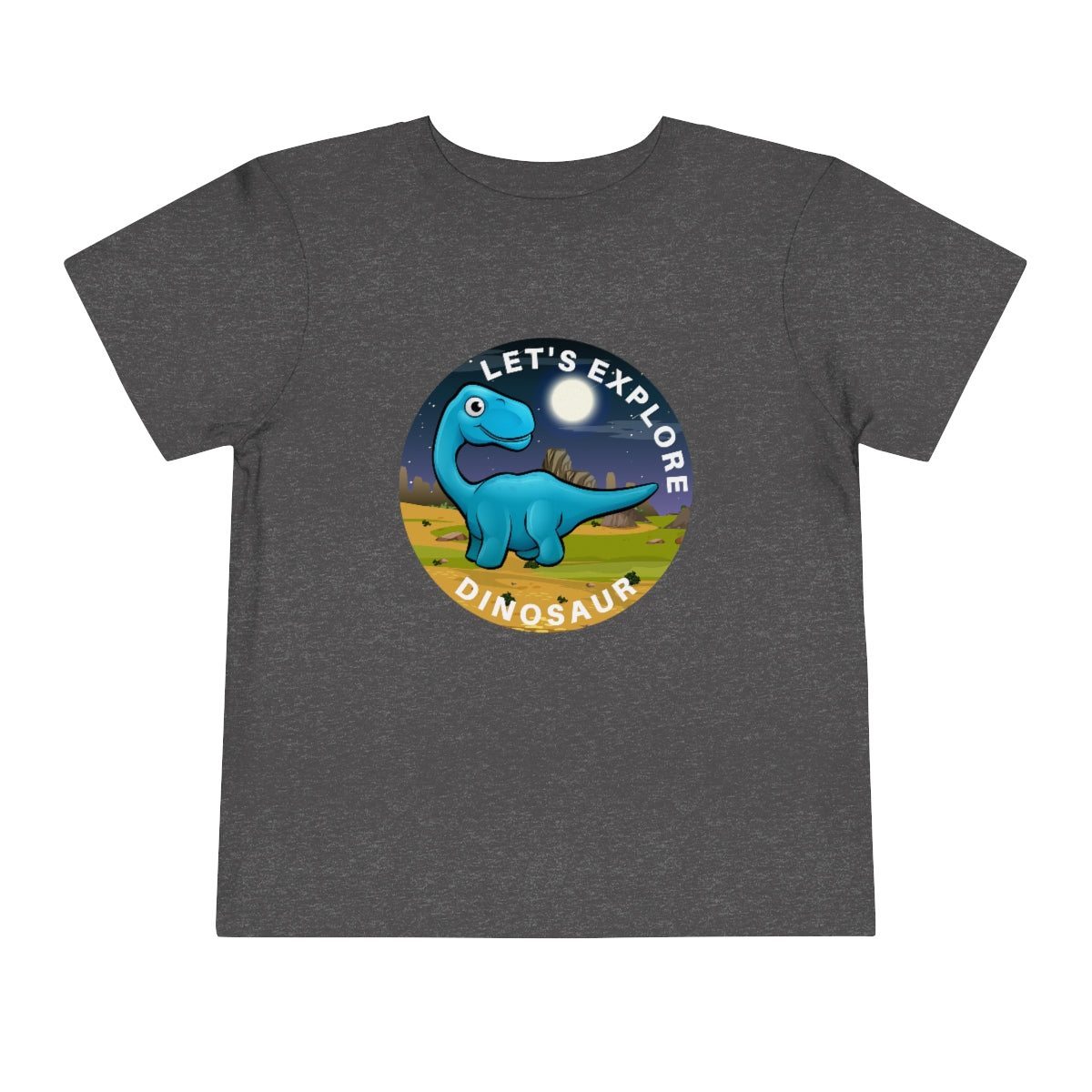 Let's Explore Dinosaur Toddler Short Sleeve Tee - ZumBuys