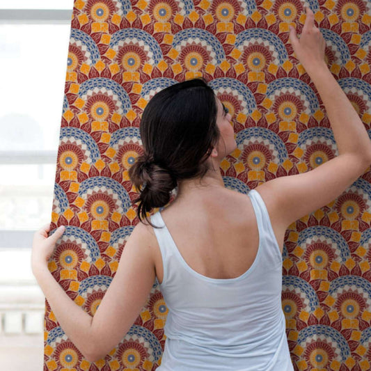 Moroccan Rays Window Curtain - ZumBuys