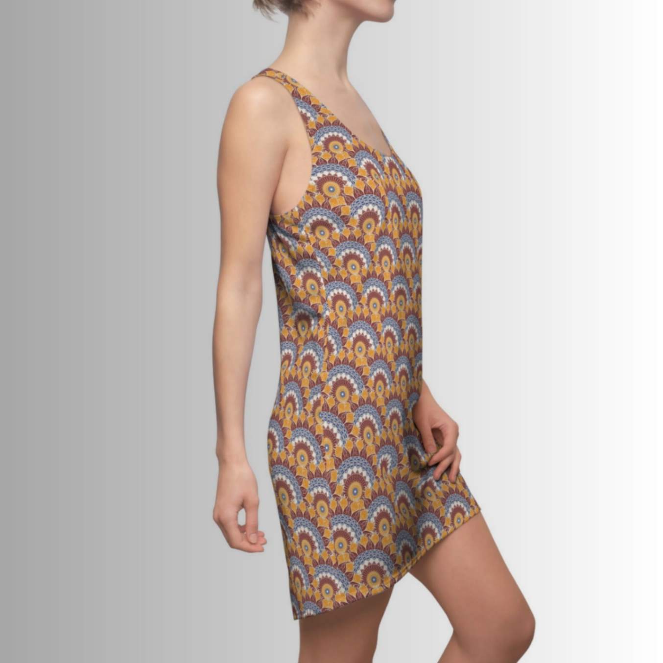 Moroccan Rays Women's Racerback Dress - ZumBuys