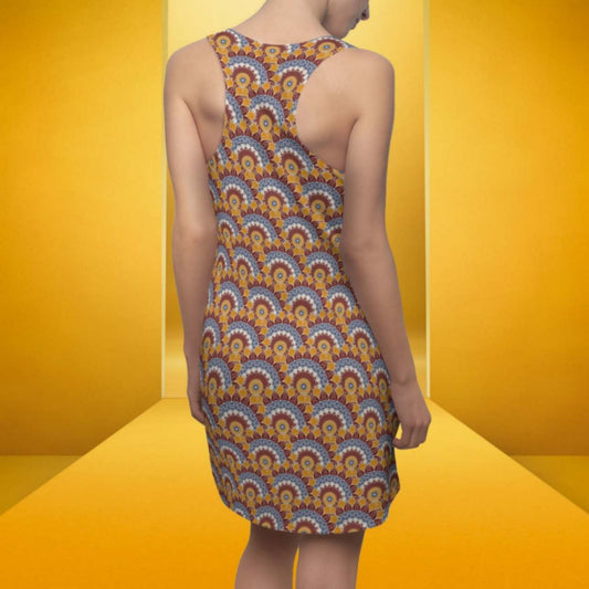 Moroccan Rays Women's Racerback Dress - ZumBuys