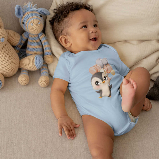 Party Penguin Infant Fine Jersey Bodysuit - ZumBuys