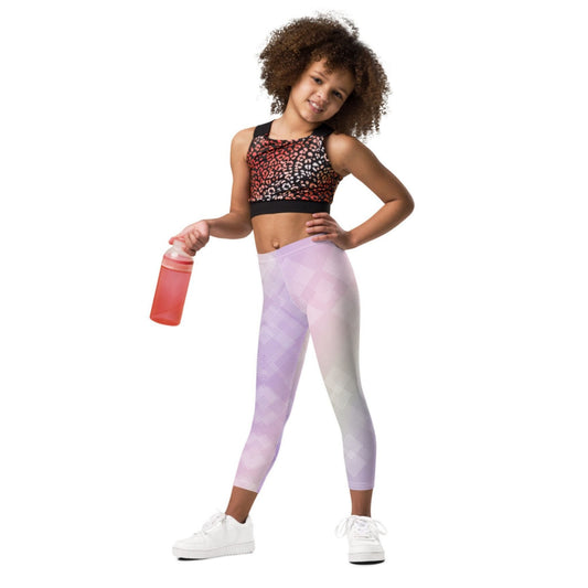 Pastel Glimmer Kid's Leggings - ZumBuys