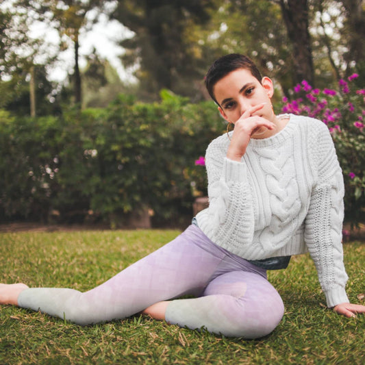 Pastel Glimmer Youth Leggings - ZumBuys