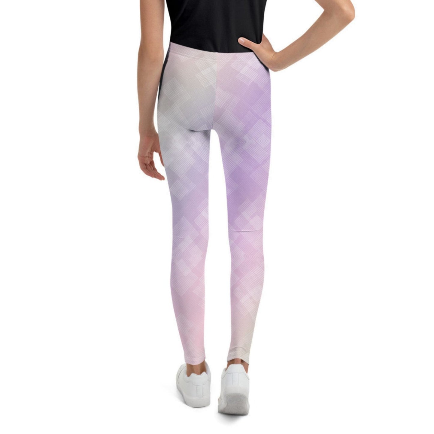 Pastel Glimmer Youth Leggings - ZumBuys