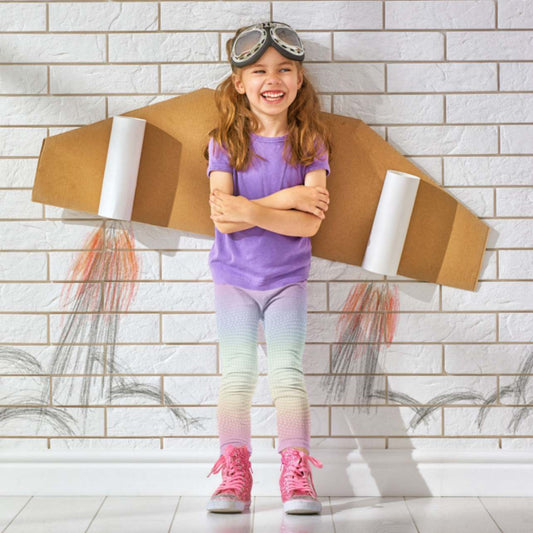 Pastel Halftone Kid's Leggings - ZumBuys