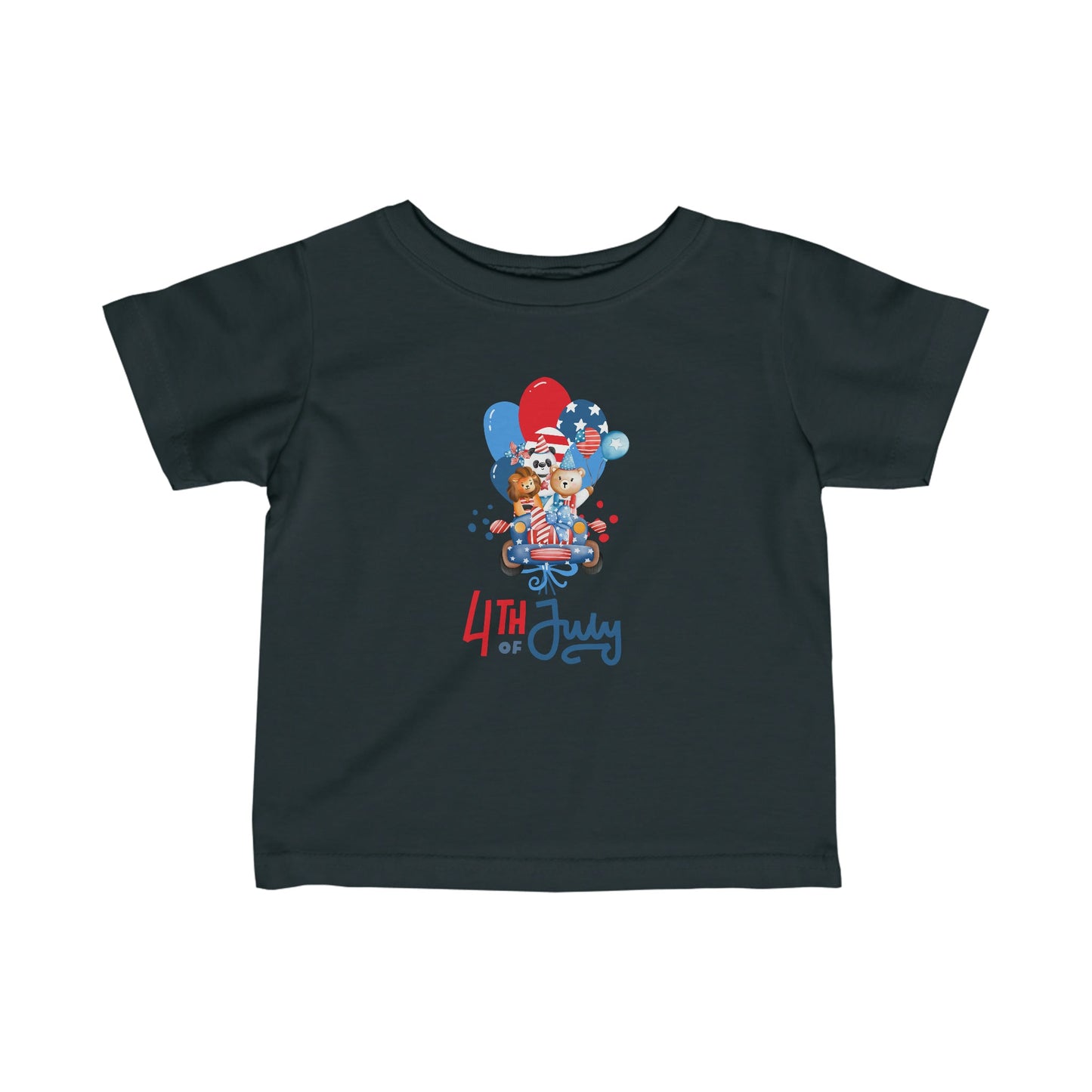 Patriotic Parade Infant Fine Jersey Tee - ZumBuys