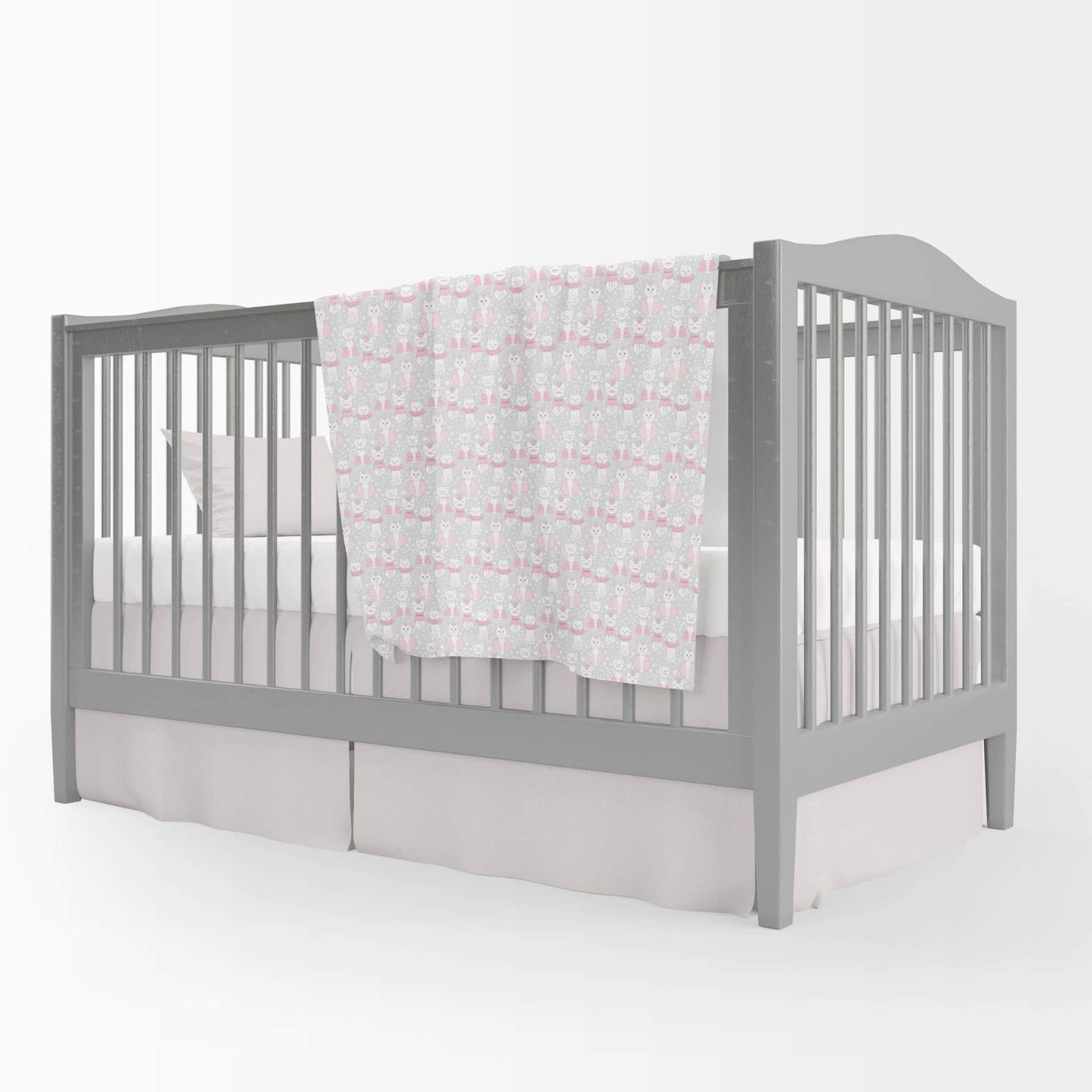 Pink Empress Kitty Baby Swaddle Blanket - ZumBuys