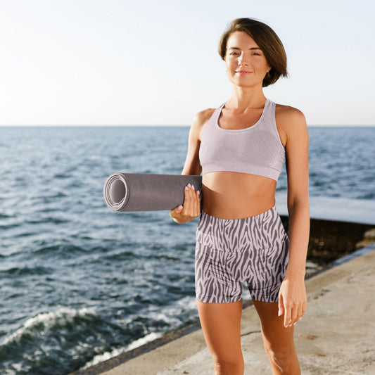 Purple Zebra Women's Shorts - ZumBuys