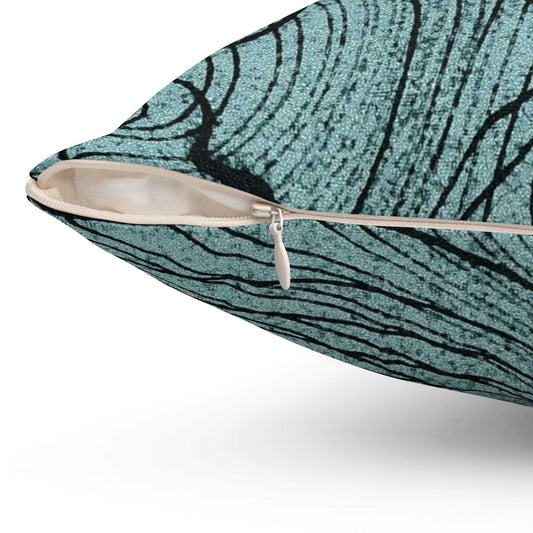 Radiant Mint Spun Polyester Square Pillow Case - ZumBuys