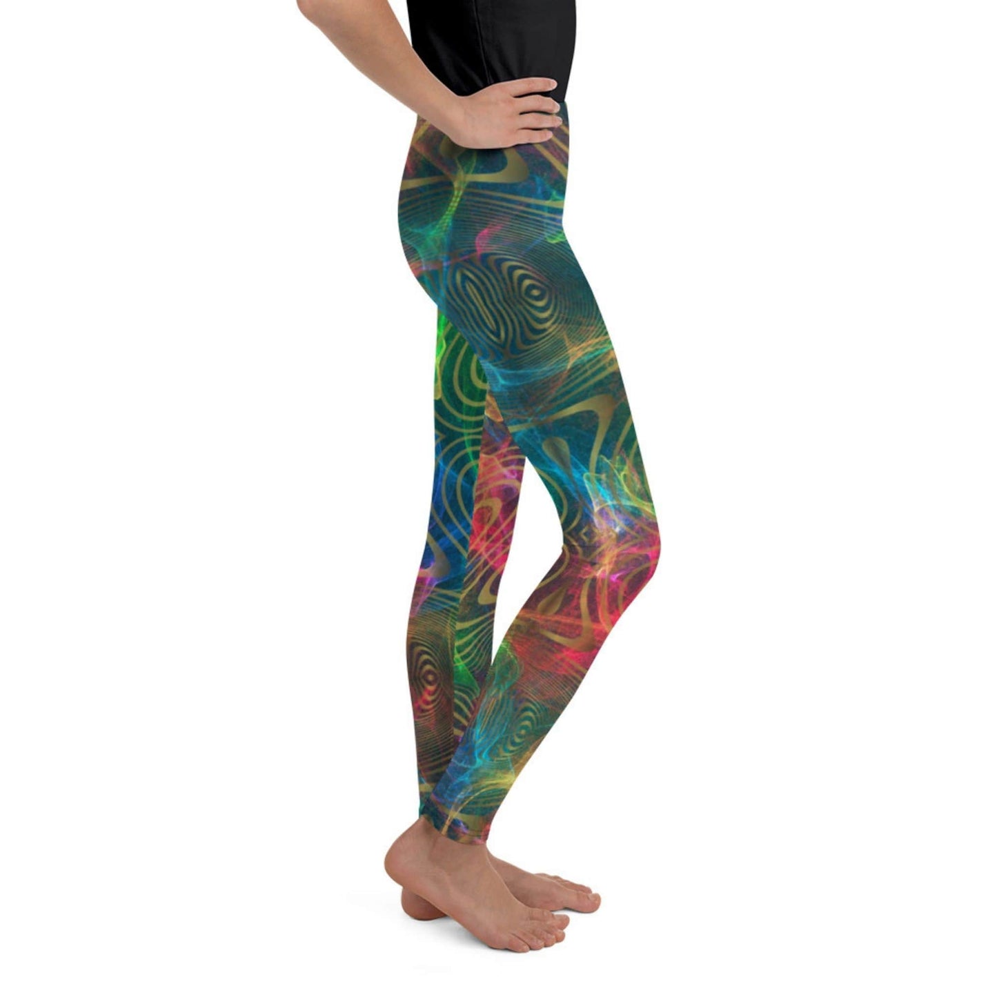 Rainbow Shine Youth Leggings - ZumBuys