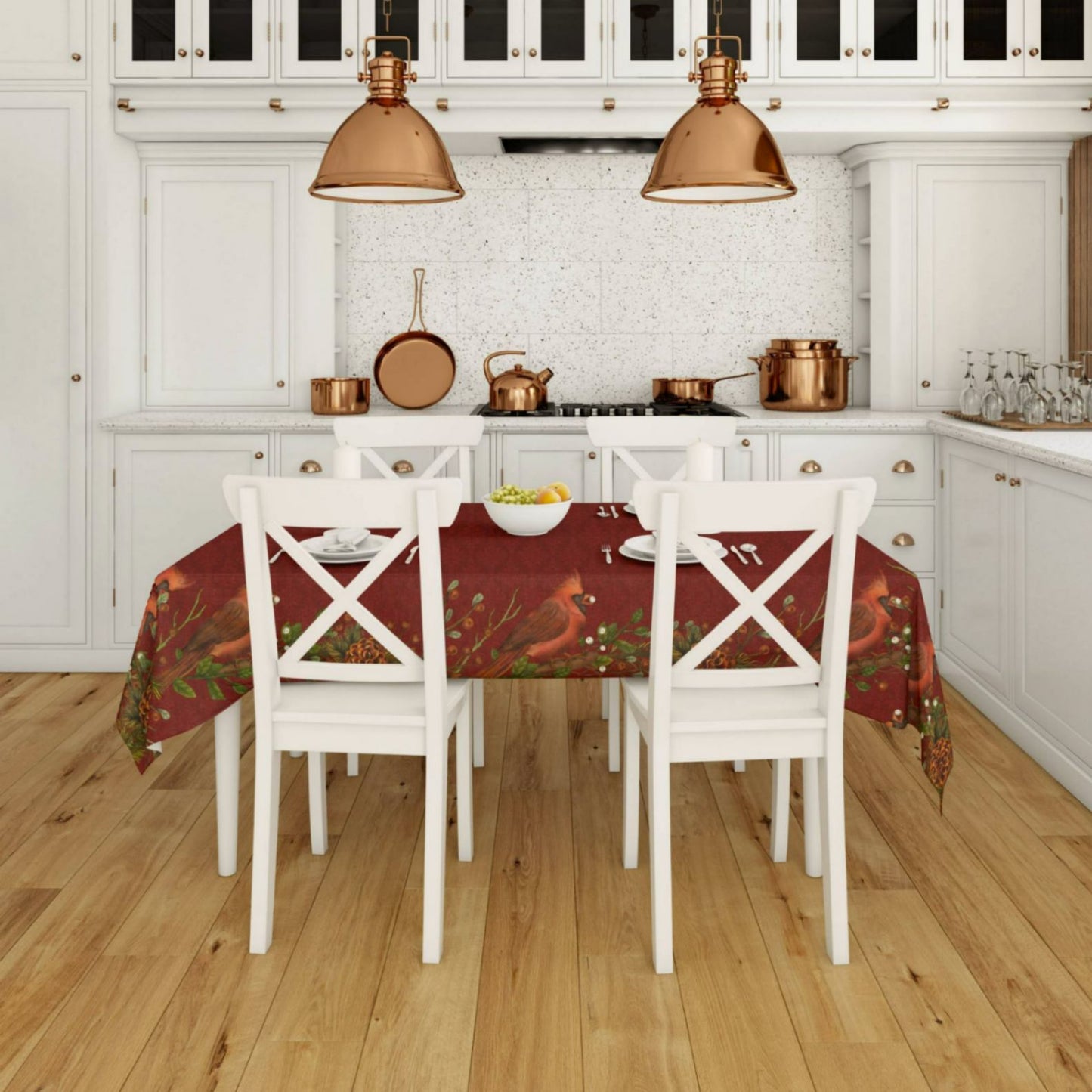 Red Bird Tablecloth - ZumBuys