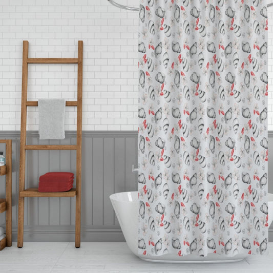 Seashells Hideaway Shower Curtains - ZumBuys
