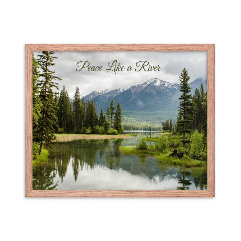 Serenity Scape River Framed Artwork - ZumBuys