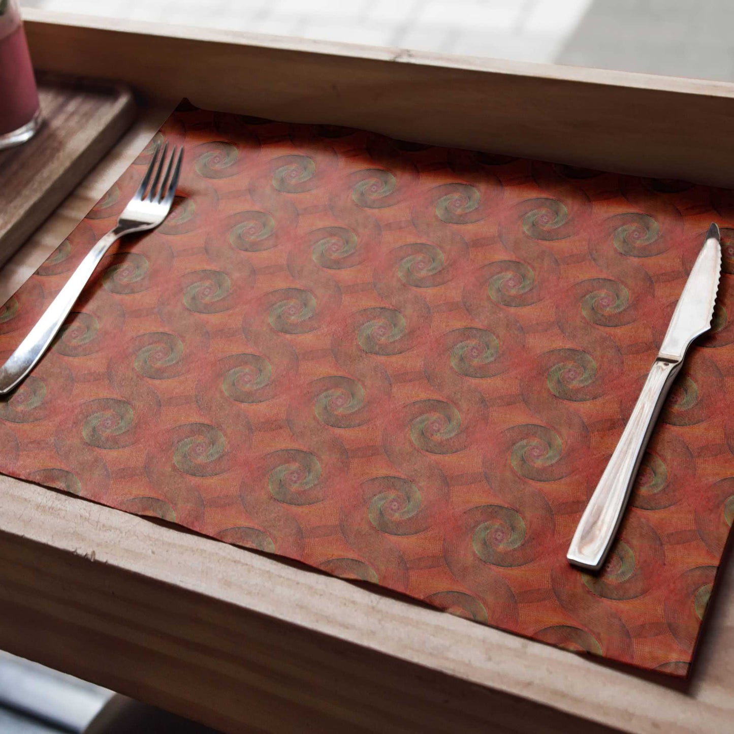 Sinopia Swirl Placemat - ZumBuys