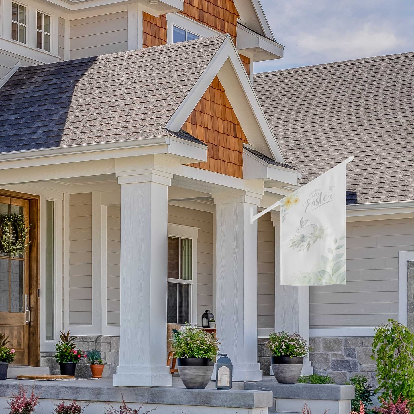 Springtime Joy Garden & House Banner - ZumBuys