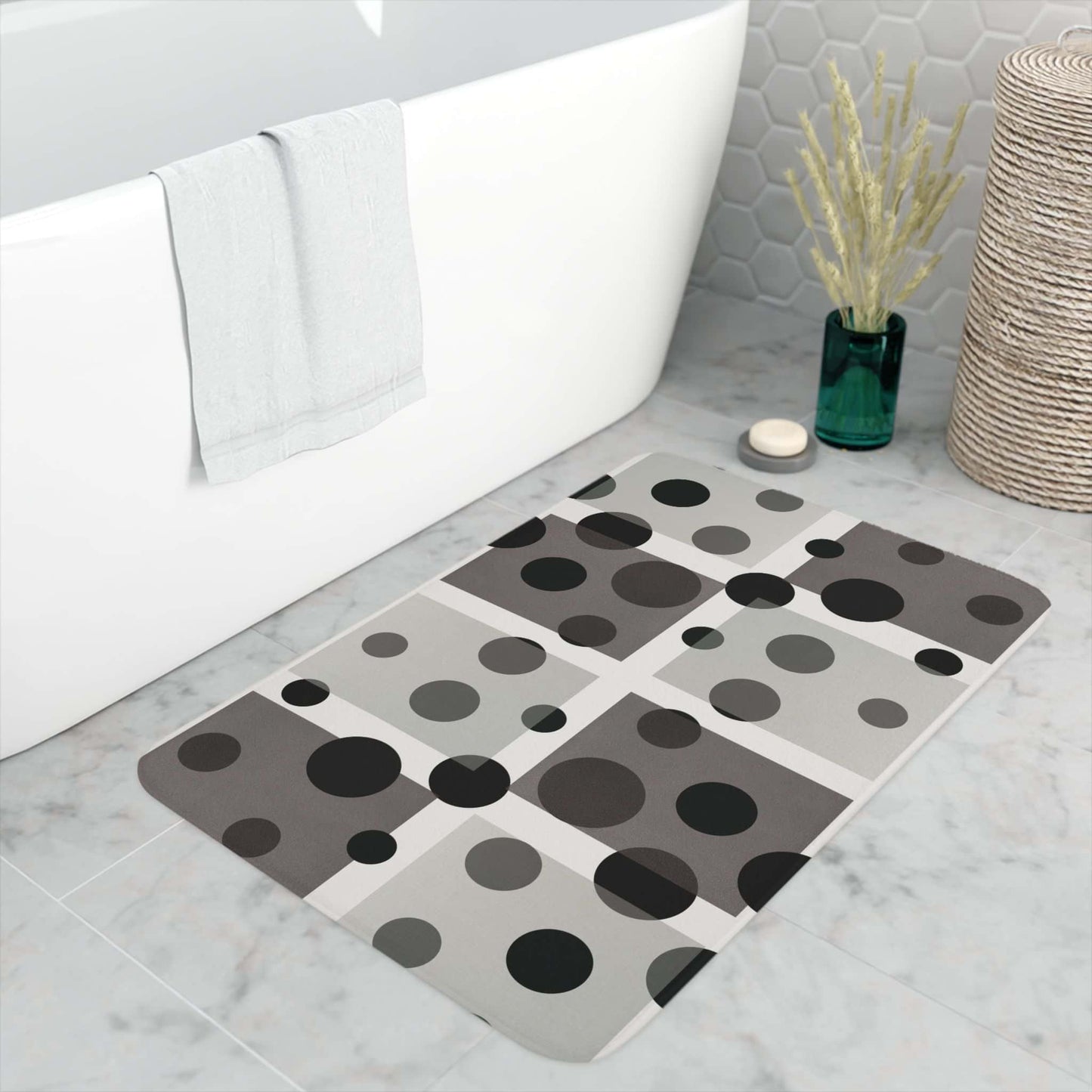 Square Harmony Bath Mat - ZumBuys